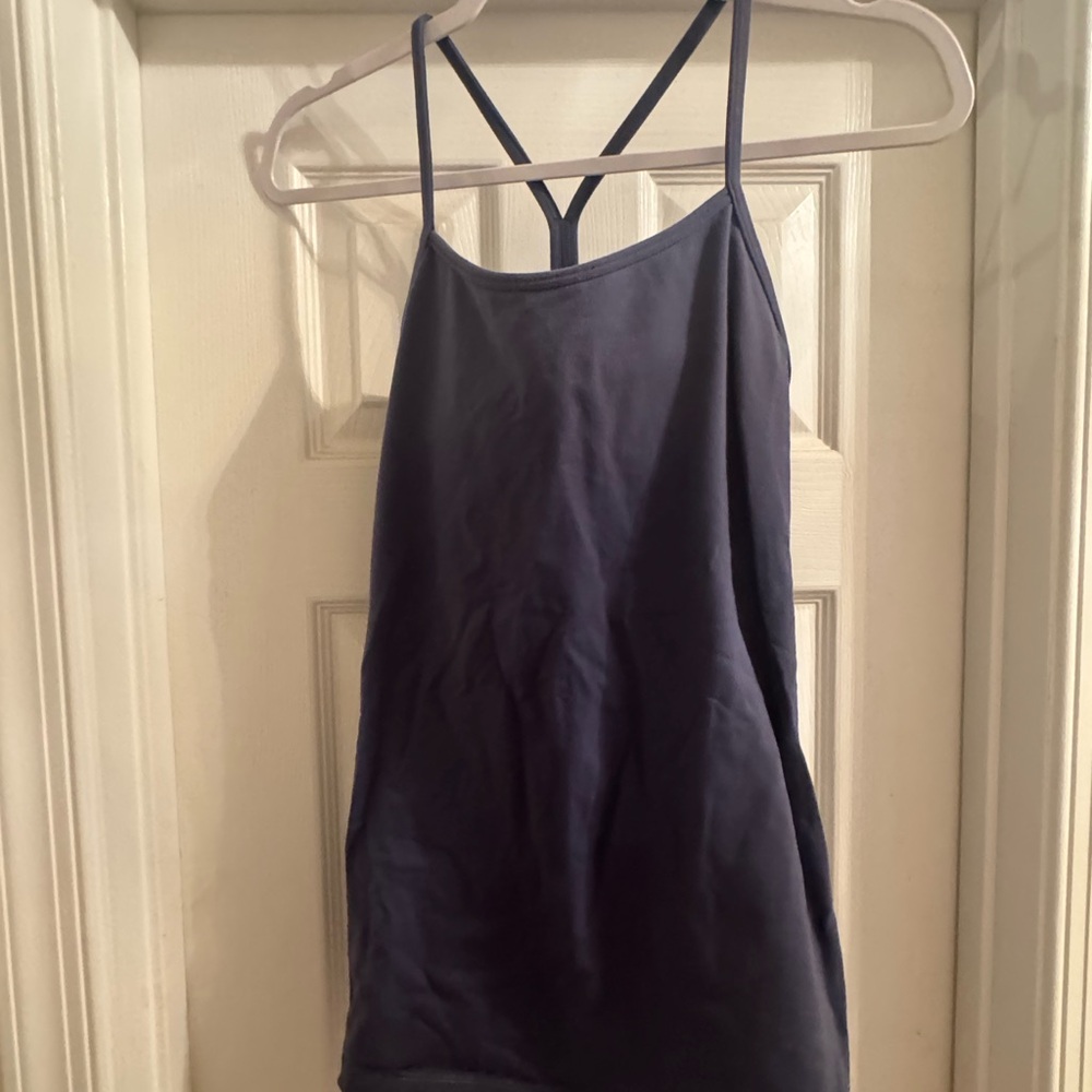 Lululemon Athletica Blue Fitted Camisole Tank Top